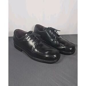 Rockport Men's Waterproof Leather Dress Shoes APM11491 Hydro-Shield Black Size 9